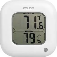 Термогигрометр цифровой BALDR B0323H, белый