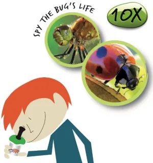 Банка для насекомых Navir «Обзор 360» с микроскопом 10x и пинцетом, матовая, изображение 4