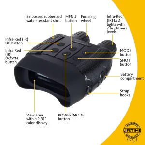 Бинокль цифровой ночного видения Levenhuk Halo 13X (выставочный образец), изображение 13