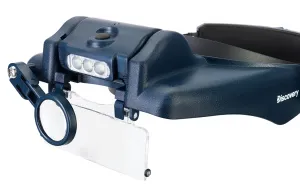 Лупа налобная с аккумулятором Levenhuk Discovery Crafts DHR 10, изображение 7