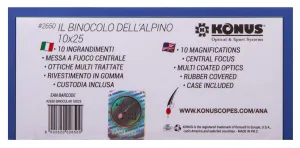 Бинокль Konus Alpino 10x25, изображение 14
