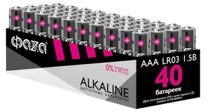 Элемент питания Фаza AAA LR03 (1 шт.), алкалиновый, изображение 2