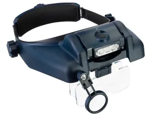 Лупа налобная с аккумулятором Levenhuk Discovery Crafts DHR 20, изображение 4