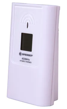 Метеостанция (настенные часы) Bresser TemeoTrend JC LCD с радиоуправлением, белая, изображение 8