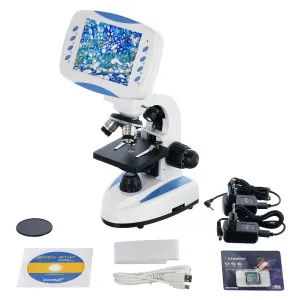 Микроскоп цифровой Levenhuk D80L LCD, монокулярный, изображение 2