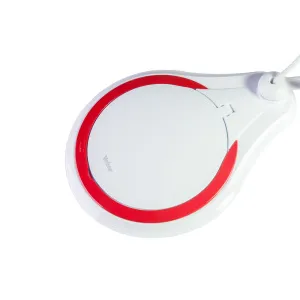 Лупа Veber 5D, 2,25x, 127 мм, с подсветкой, на струбцине (8608D), изображение 2