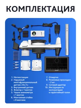 Метеостанция Levenhuk Wezzer PRO LP200, изображение 20